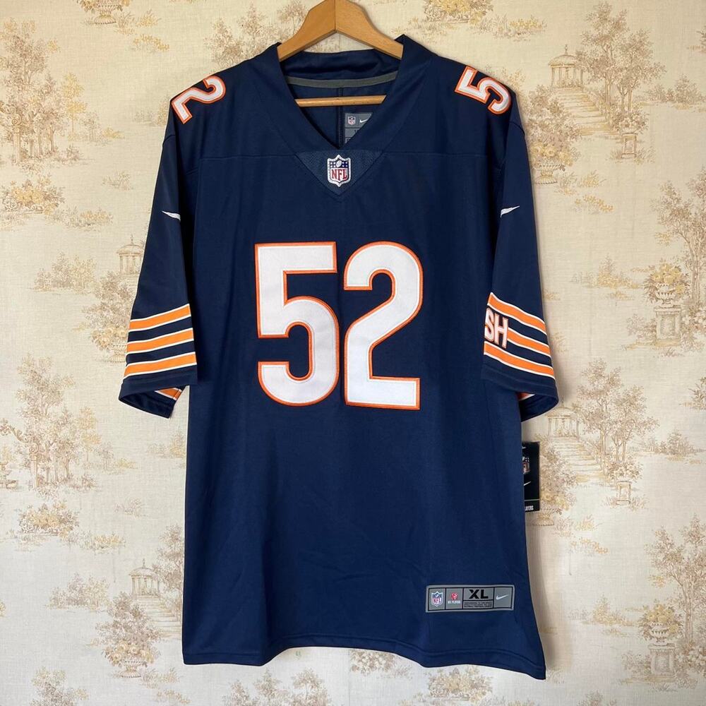 NWT Nike Khalil Mack Chicago Bears Home Blue Jersey | Stitched | Size XL